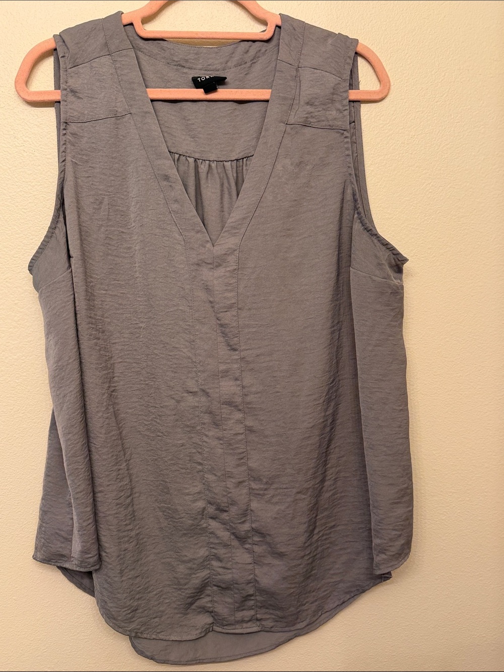 torrid Light Gray V-Neck Sleeveless Camisole